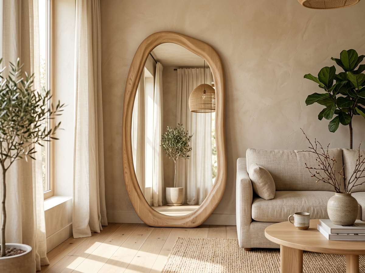 Aura Organic Asymmetric Mirror